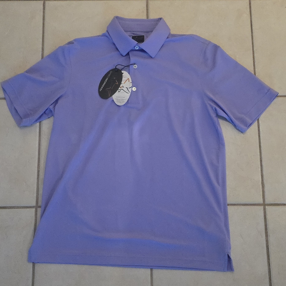 Greg Norman Collection Lavender Polo Shirt